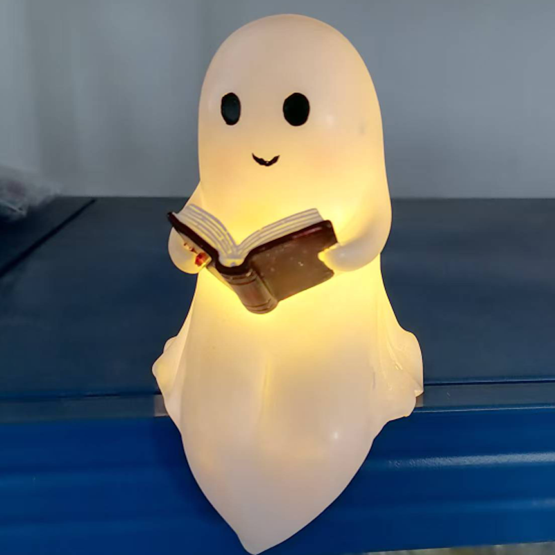 Art Craft Books - Novo bonito fantasma leitura livro lâmpada