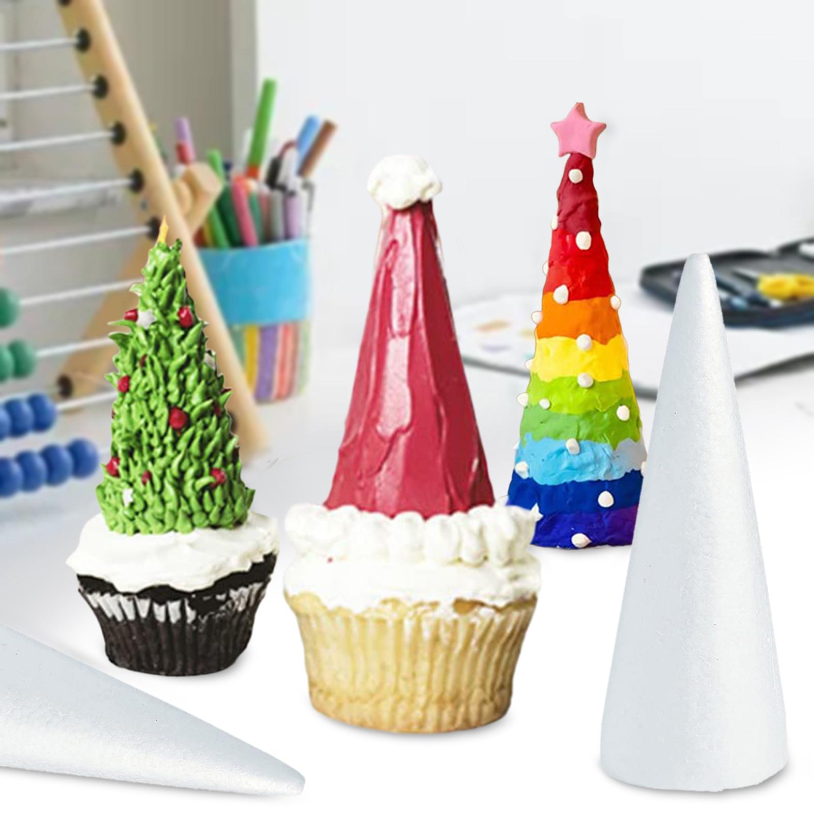 Art Craft Christmas Tree - 30 Peças de Cones de Espuma