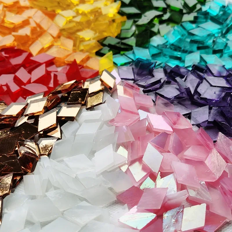 Art Craft Hobbies - 200g forma de diamante telhas mosaico