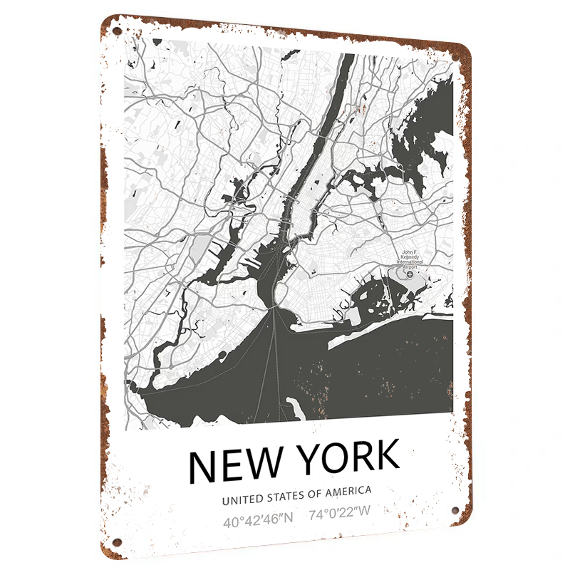 Art And Craft New York - Mapa da cidade de Nova York