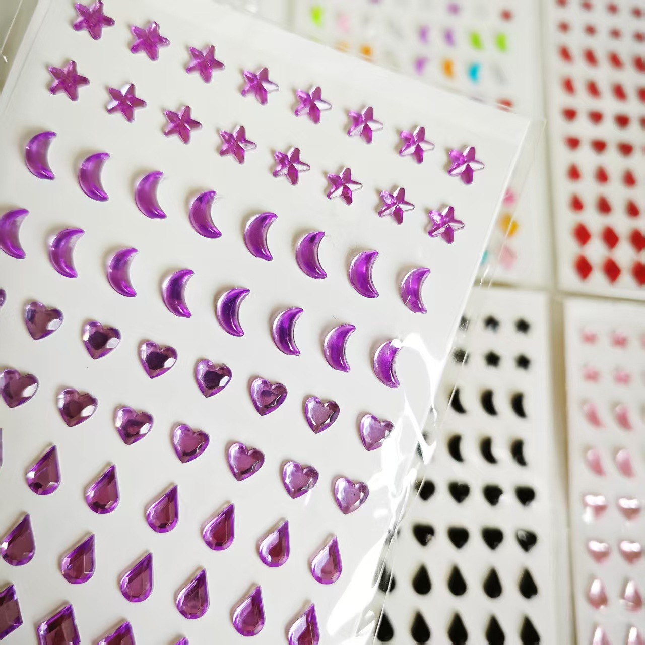 Art Crafts - Adesivos de Acrílico 3D com Gemas