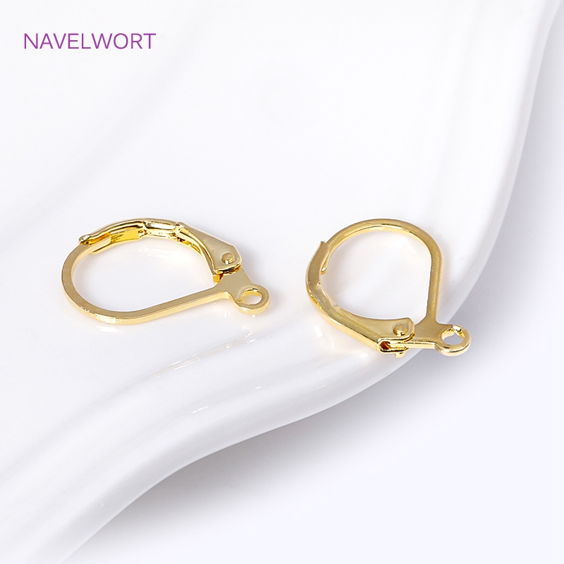 Art Craft Making - Moda francesa brinco alavanca-traseira earwires 18k