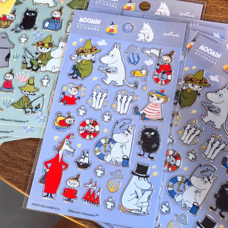 Art Craft Making - Adesivos Decorativos de Desenhos Animados Moomin,