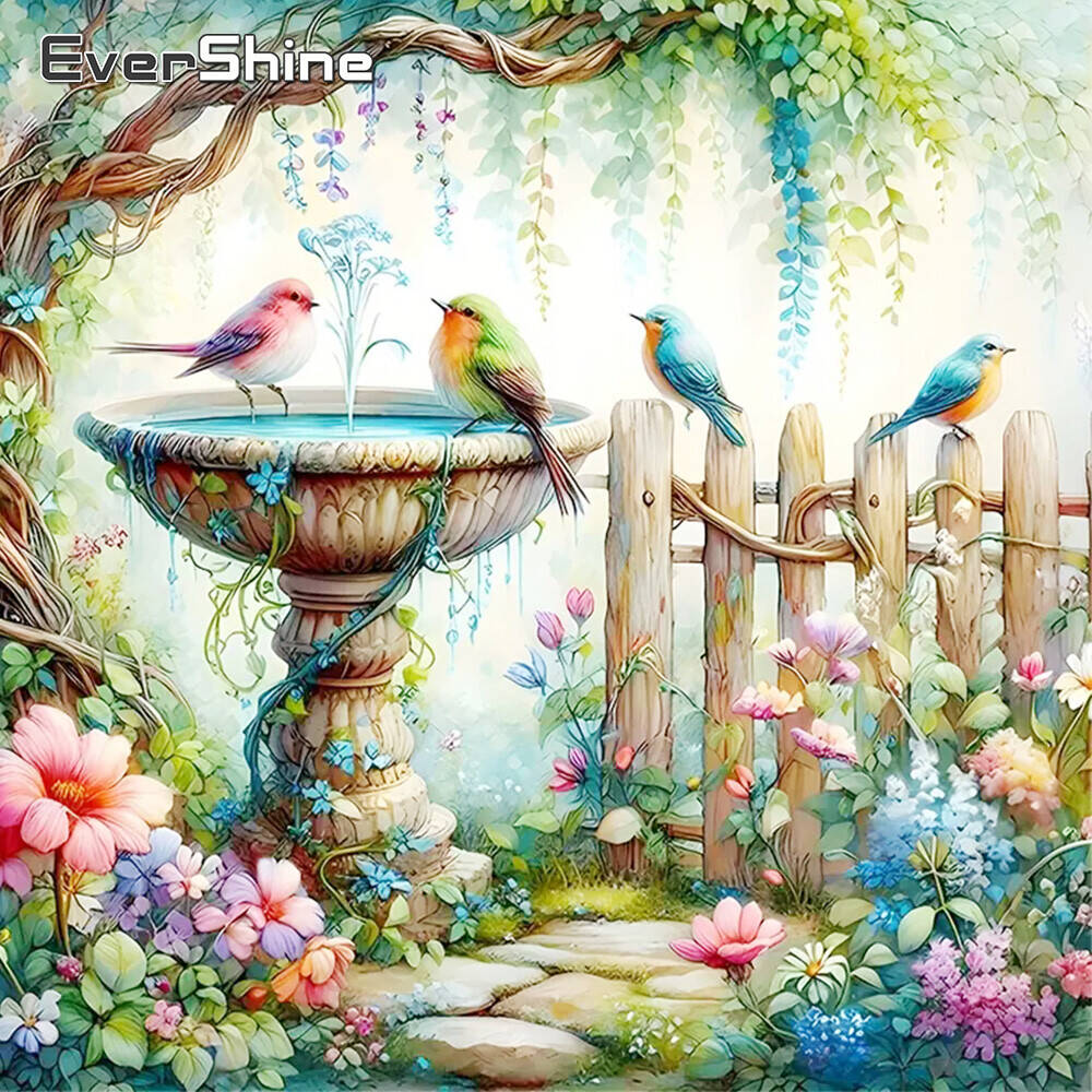 Art Craft Hobbies - Evershine paisagem diamante mosaico pássaro adequado