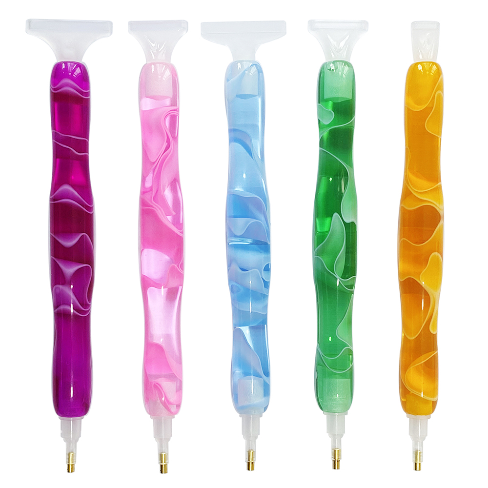 Diamond Painting Kit - Caneta de Pintura em Resina Colorida