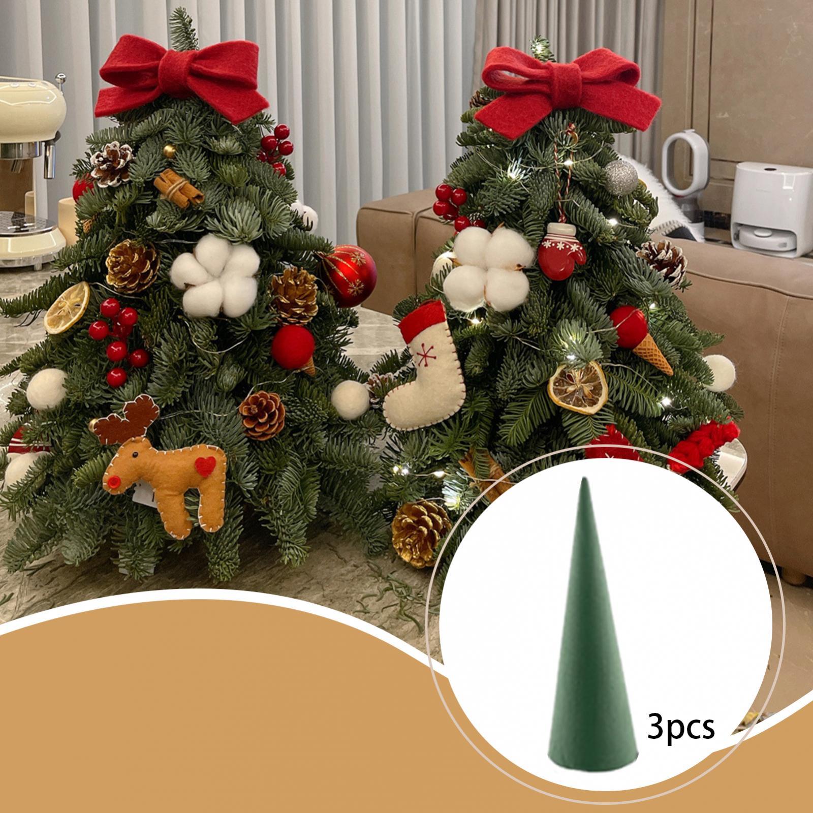 Art Craft Christmas Tree - Cone de árvore de natal floral
