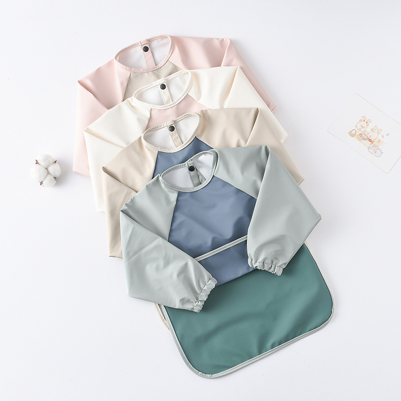 Babadores pu de manga comprida - Art Craft Toddlers avaliação e preço