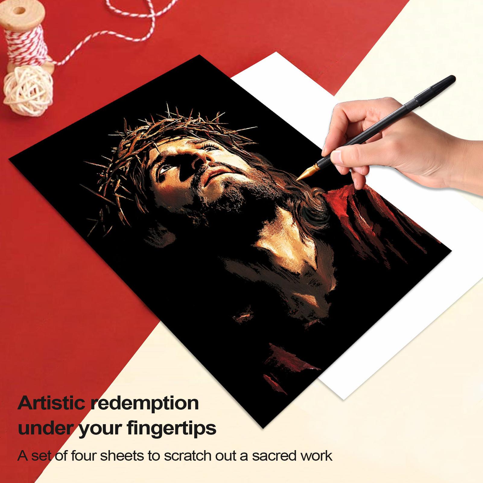 Livro de riscos jesus pintura  - Art Craft Books avaliação e preço