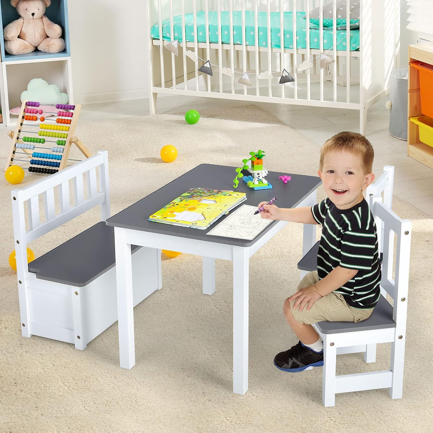 Conjunto de Mesa e Cadeiras In - Art Craft Toddlers avaliação e preço