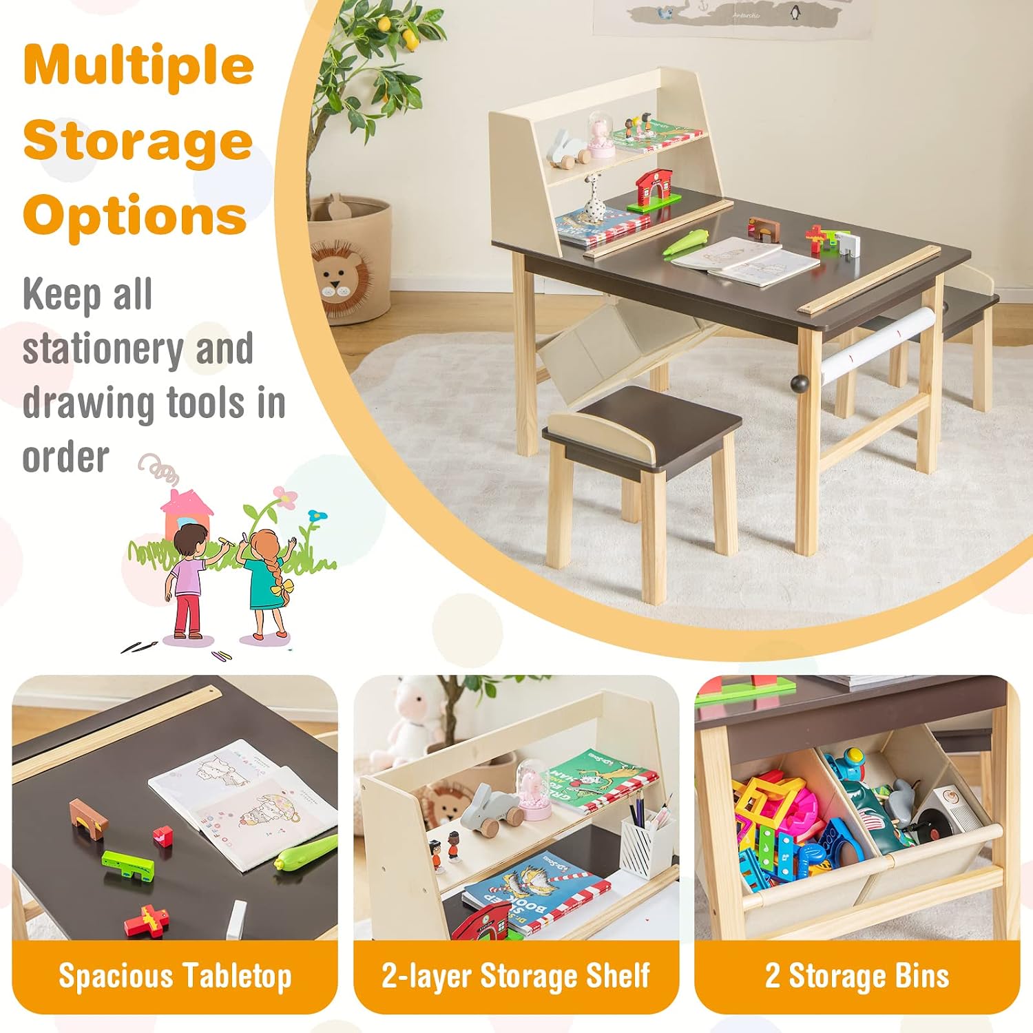 Conjunto de Mesa e Cadeiras de - Art Craft Toddlers avaliação e preço