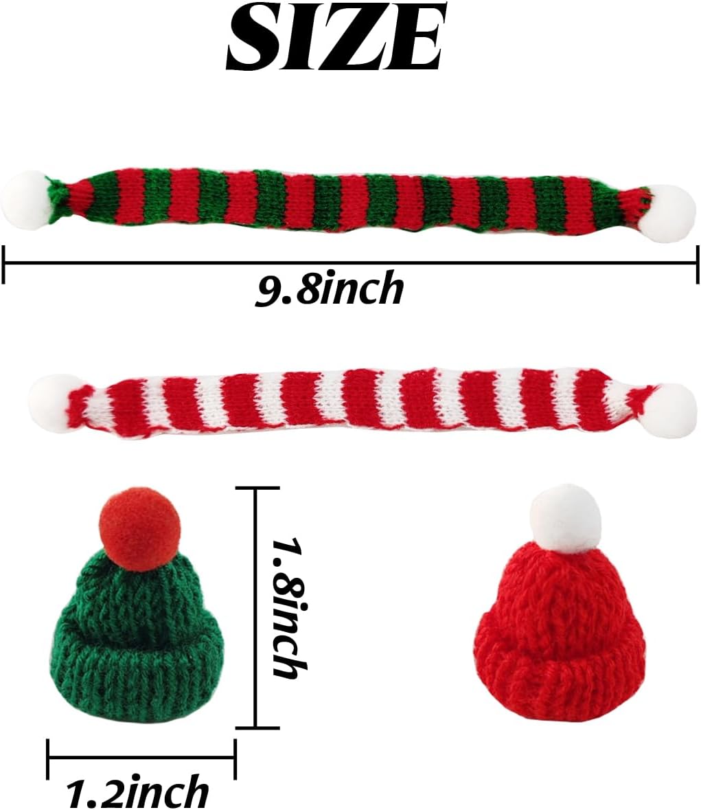 32 pçs mini chapéu de malha mi - Art Craft Christmas Tree avaliação e preço