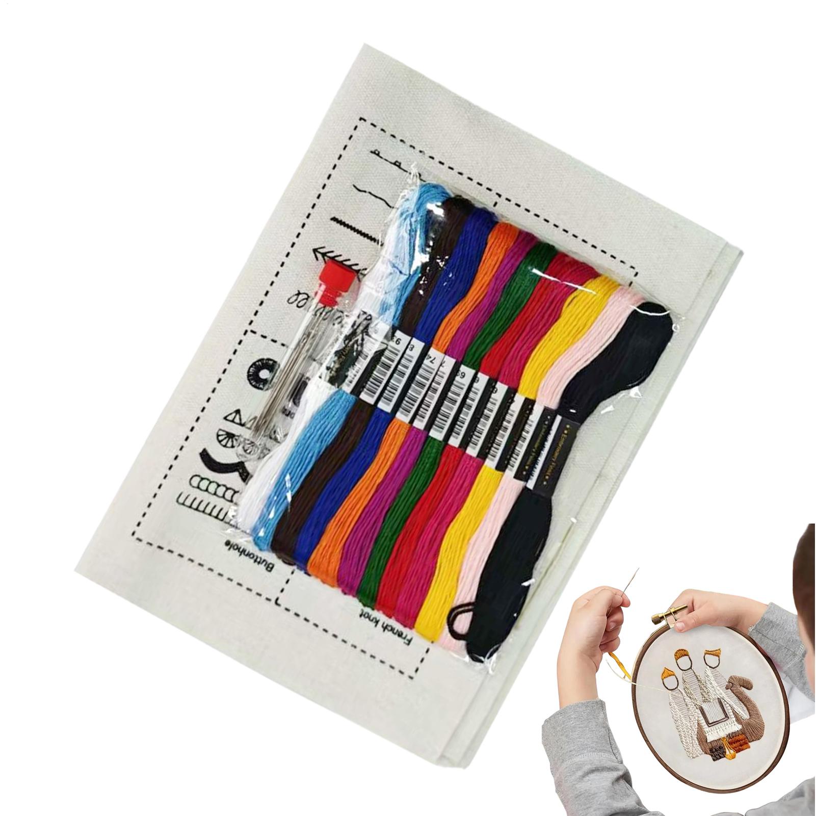 Diy bordado agulha linha livro - Art Craft Books avaliação e preço