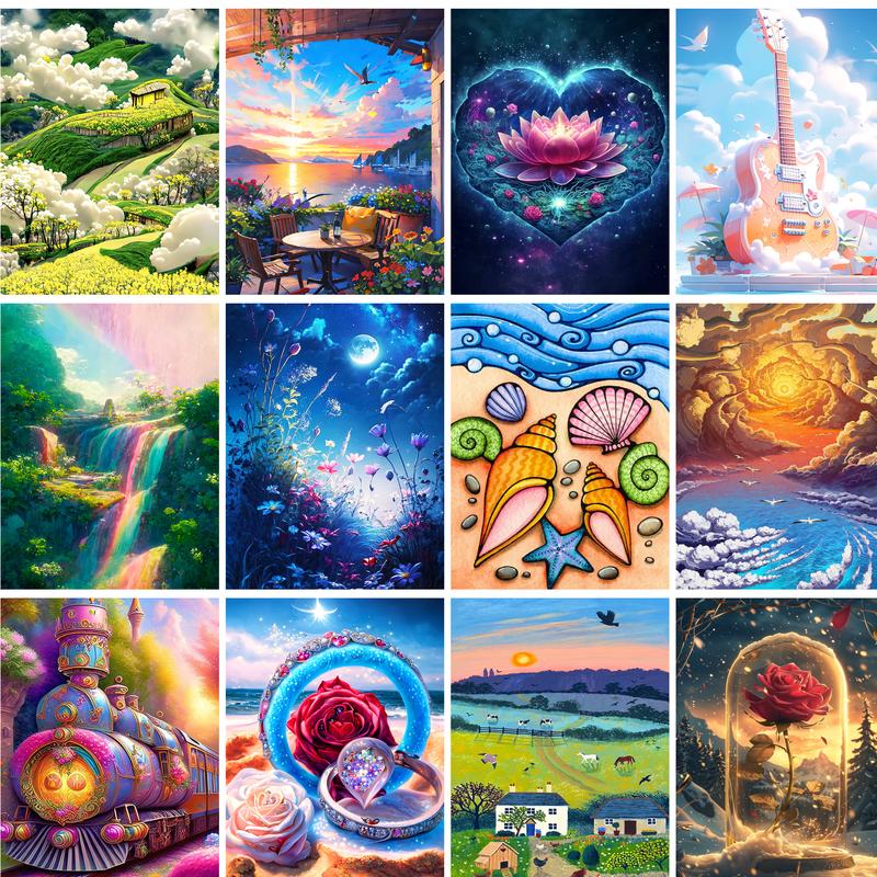 GATYZTORY-Painting By Numbers  - Art Craft Picture avaliação e preço