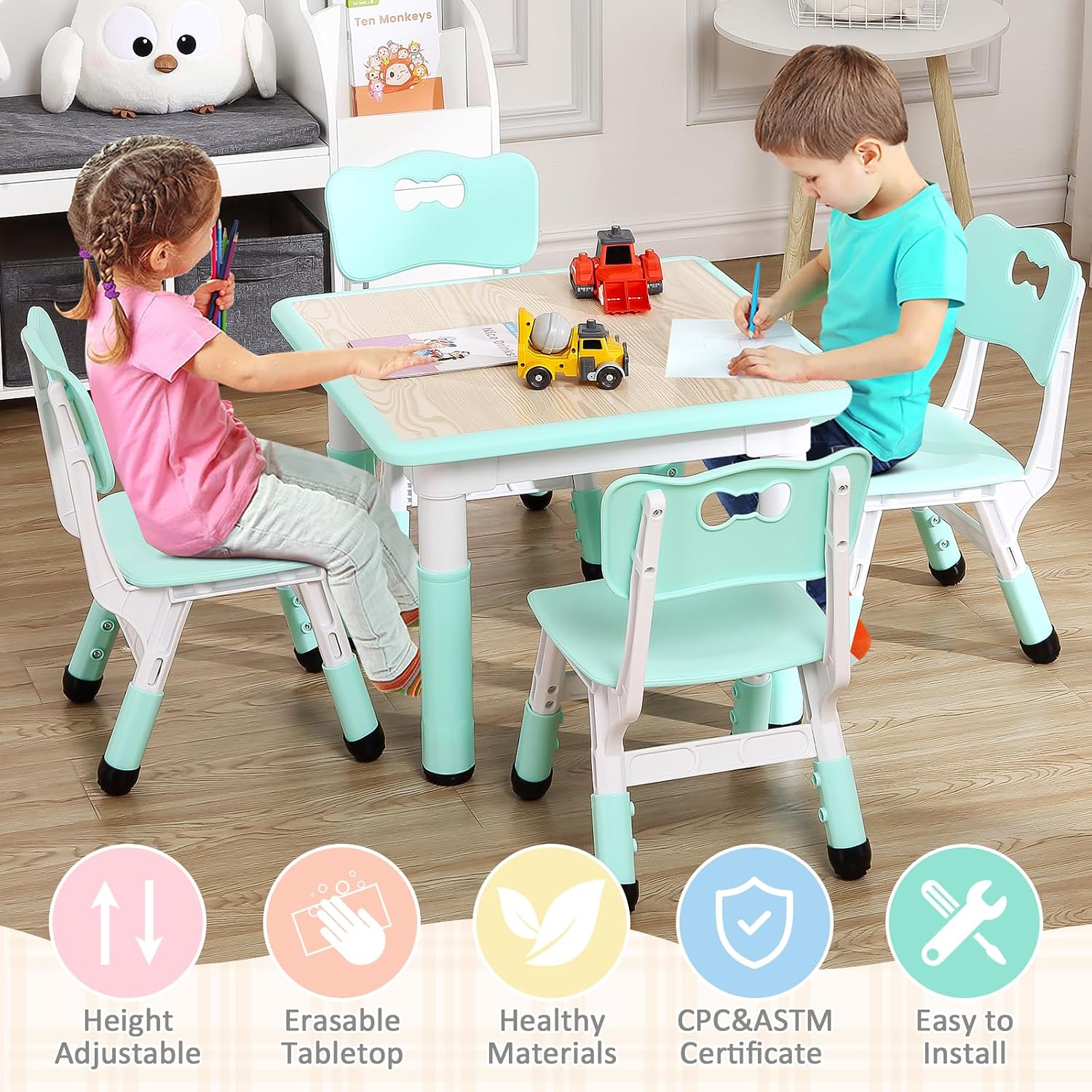 Conjunto de Mesa Infantil Tack - Art Craft Toddlers avaliação e preço