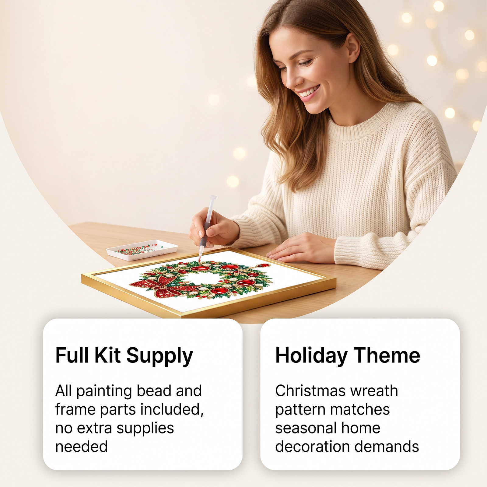 Kit de Pintura em Diamante DIY - Art Craft Christmas Tree avaliação e preço