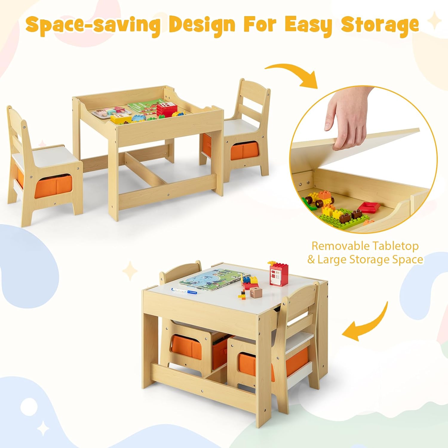 Conjunto de Mesa e Cadeiras pa - Art Craft Toddlers avaliação e preço