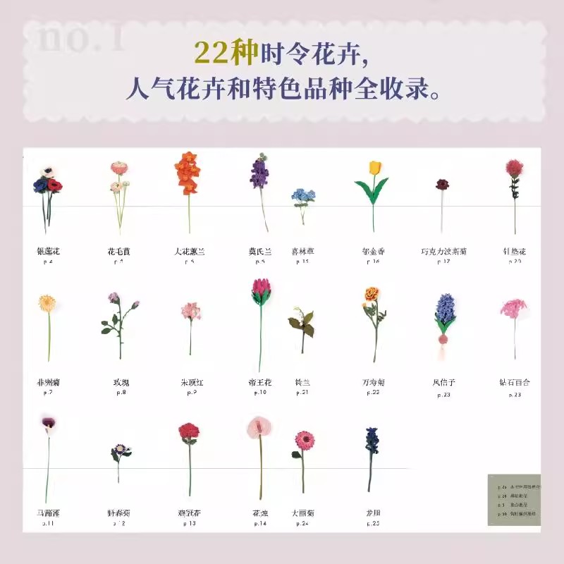 22 flores de crochê de tamanho - Art Craft Books avaliação e preço