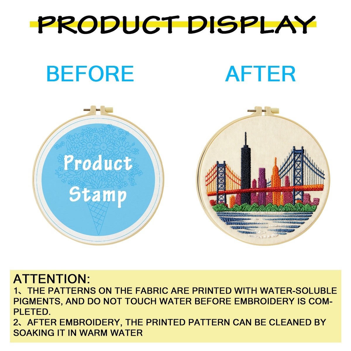 Kit de Bordado DIY 1 Peça: Cen - Art And Craft New York avaliação e preço