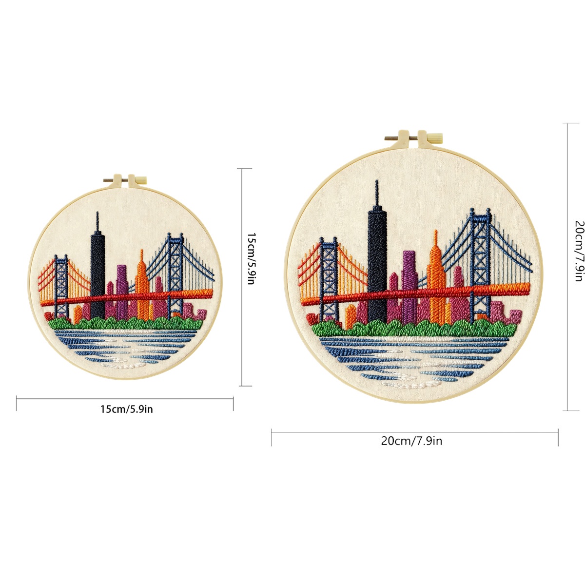 Kit de Bordado DIY 1 Peça: Cen - Art And Craft New York avaliação e preço