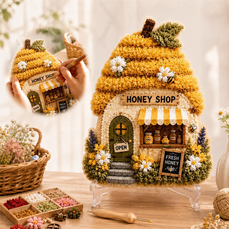 Kit DIY de Arte Poke 3D Casa C - Art Crafts avaliação e preço