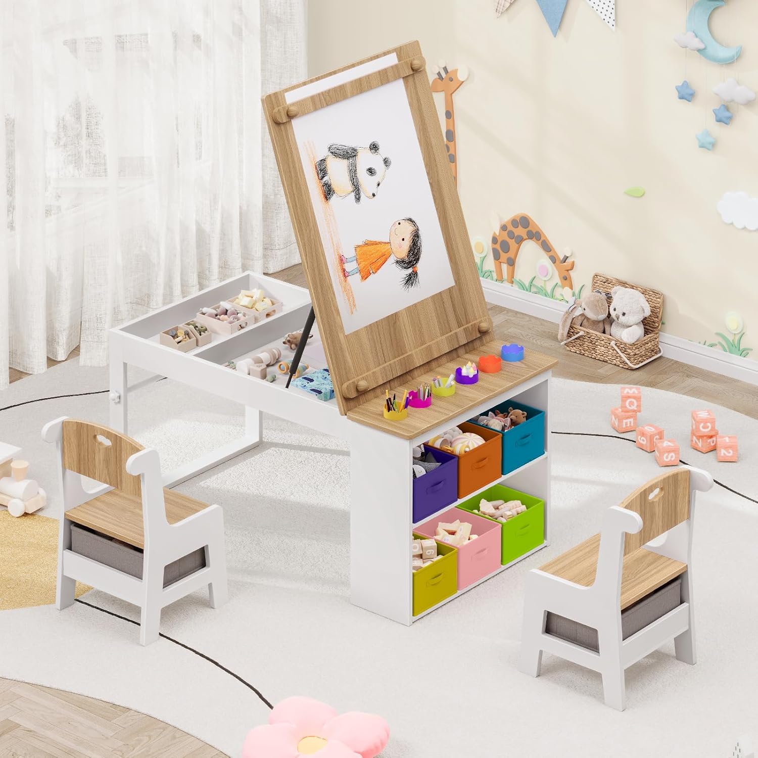 Mesa e Cadeiras de Arte para C - Art Craft Toddlers avaliação e preço