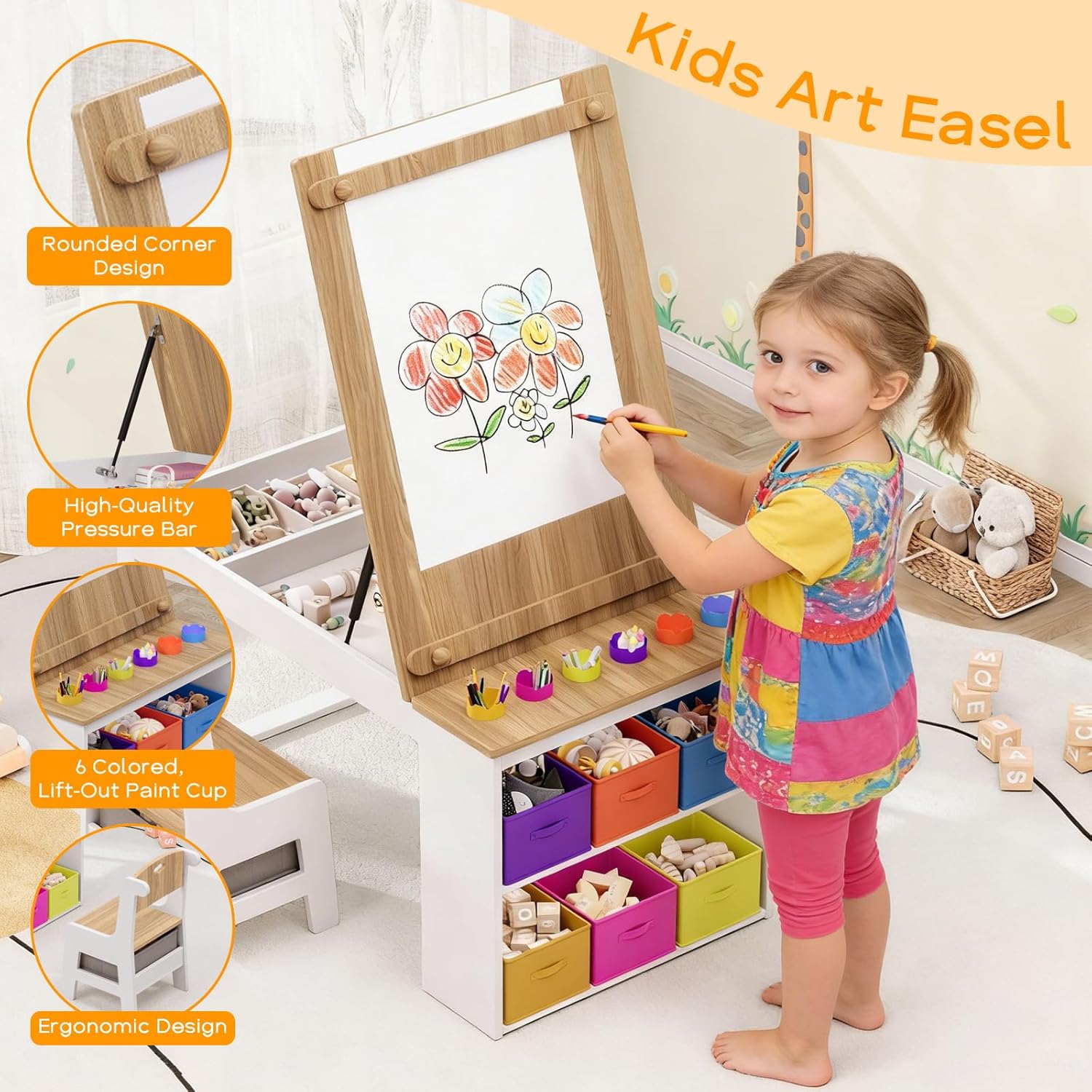 Mesa e Cadeiras de Arte para C - Art Craft Toddlers avaliação e preço