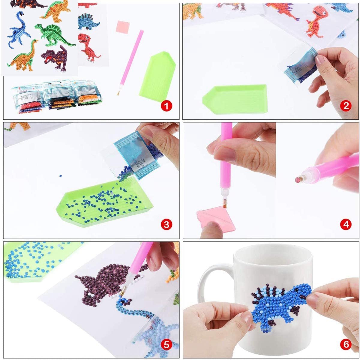 AEE6-Kit de Pintura 5D para Cr - Art Craft Picture avaliação e preço