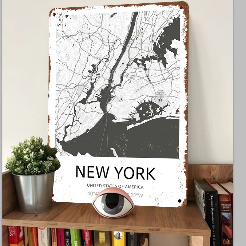 Mapa da cidade de Nova York Ar - Art And Craft New York avaliação e preço
