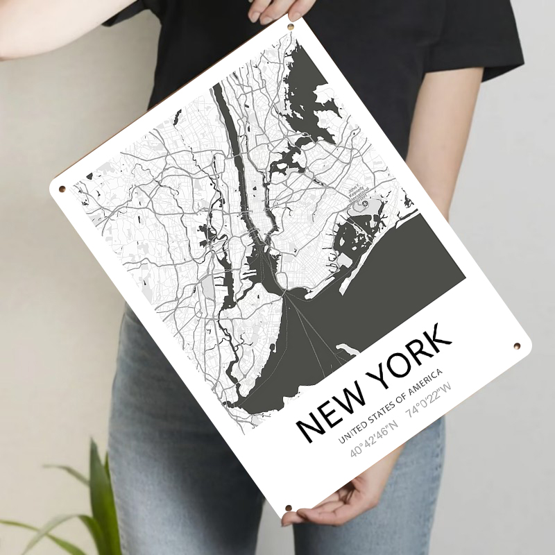 Mapa da cidade de Nova York Ar - Art And Craft New York avaliação e preço