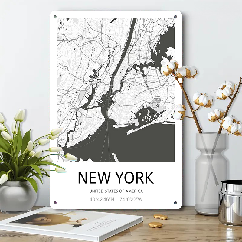 Mapa da cidade de Nova York Ar - Art And Craft New York avaliação e preço