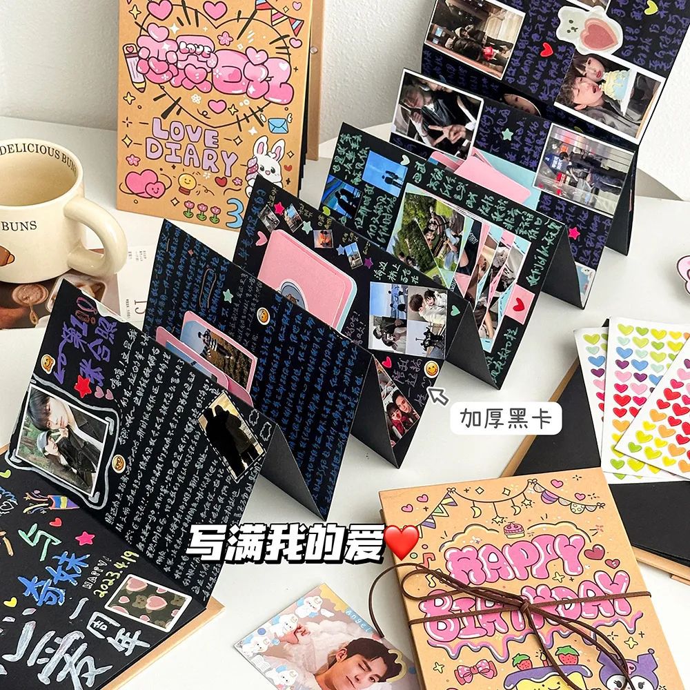 16 folhas dobráveis diy álbum  - Art Craft Books avaliação e preço