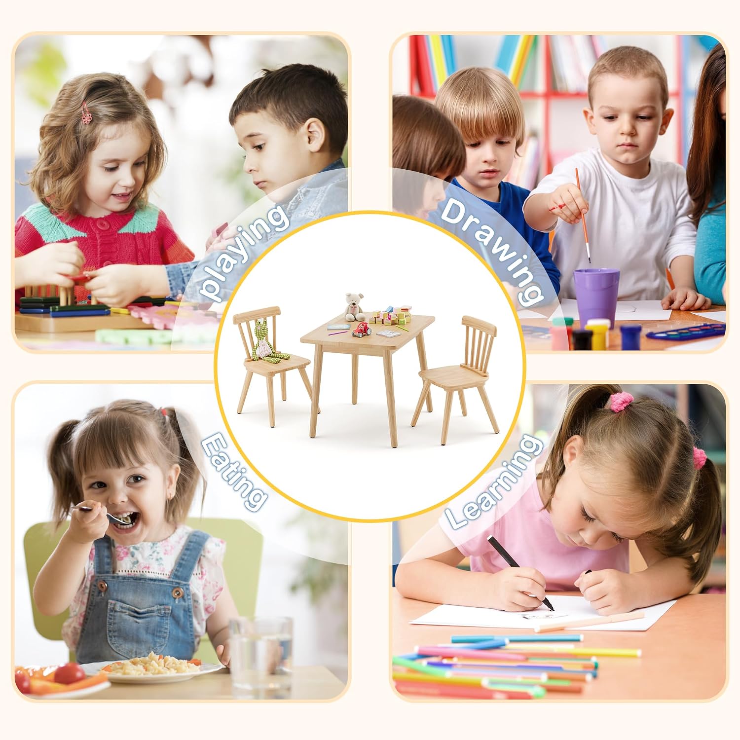 Conjunto de Mesa e Cadeira Inf - Art Craft Toddlers avaliação e preço