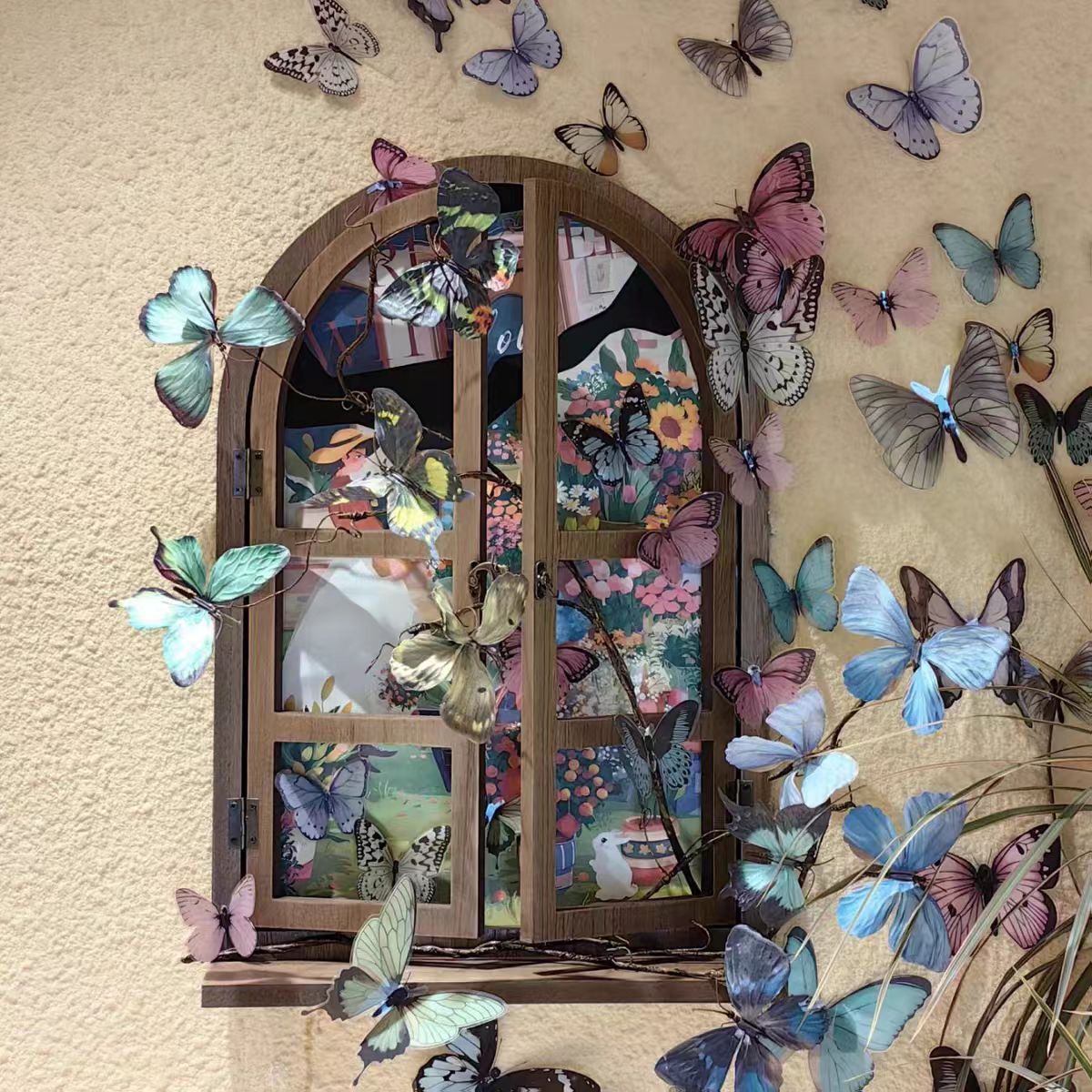 12 pçs 3d borboleta adesivos d - Art Craft Earth Day avaliação e preço