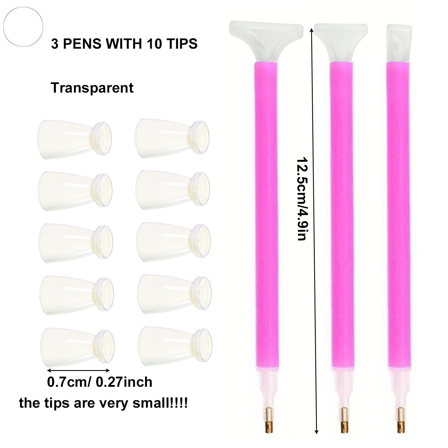 Conjunto de 10 Pontas de Silic - Art Craft Painting avaliação e preço