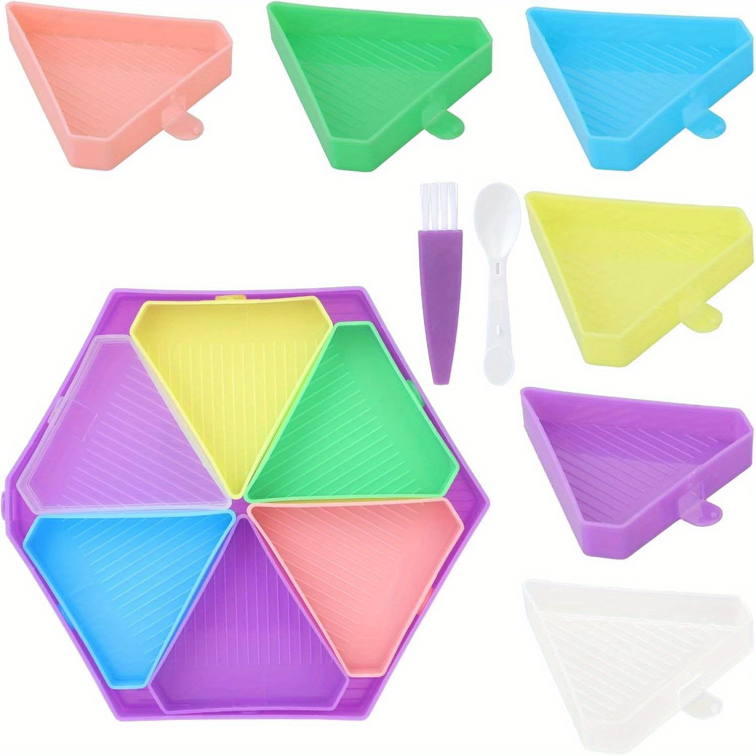 Conjunto de 9 Bandejas Novas p - Diamond Painting Kit avaliação e preço