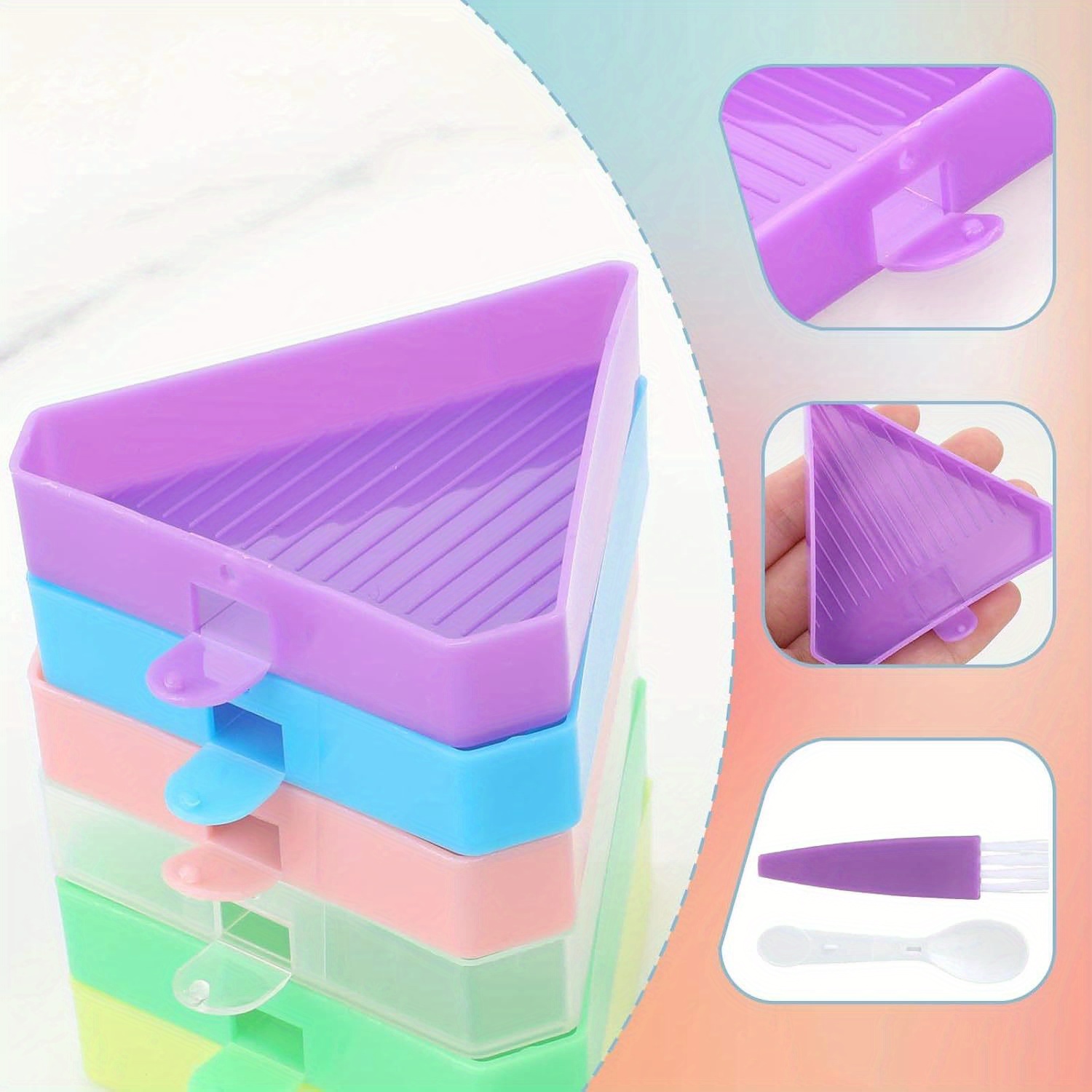 Conjunto de 9 Bandejas Novas p - Diamond Painting Kit avaliação e preço