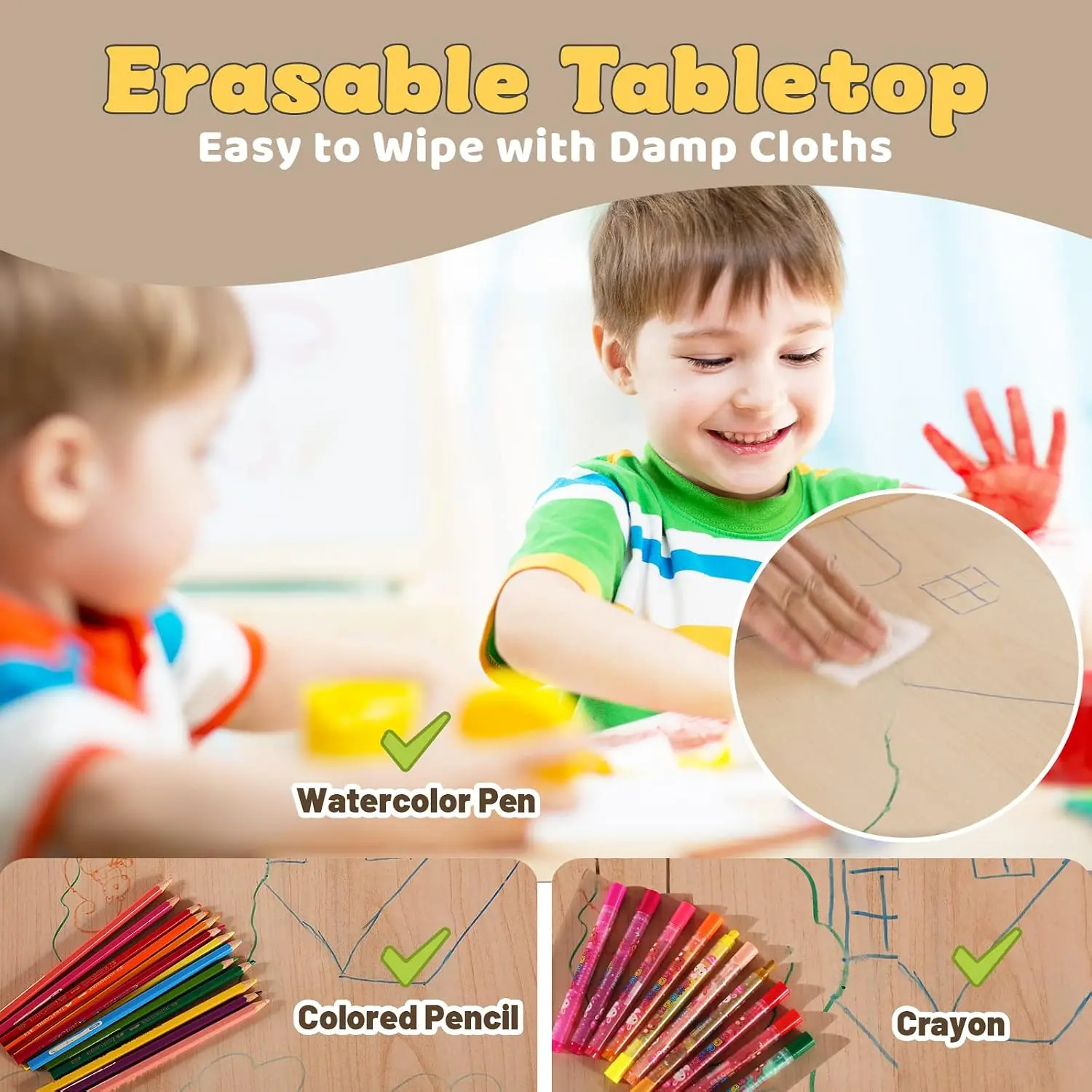 Conjunto de Mesa e 4 Cadeiras  - Art Craft Toddlers avaliação e preço