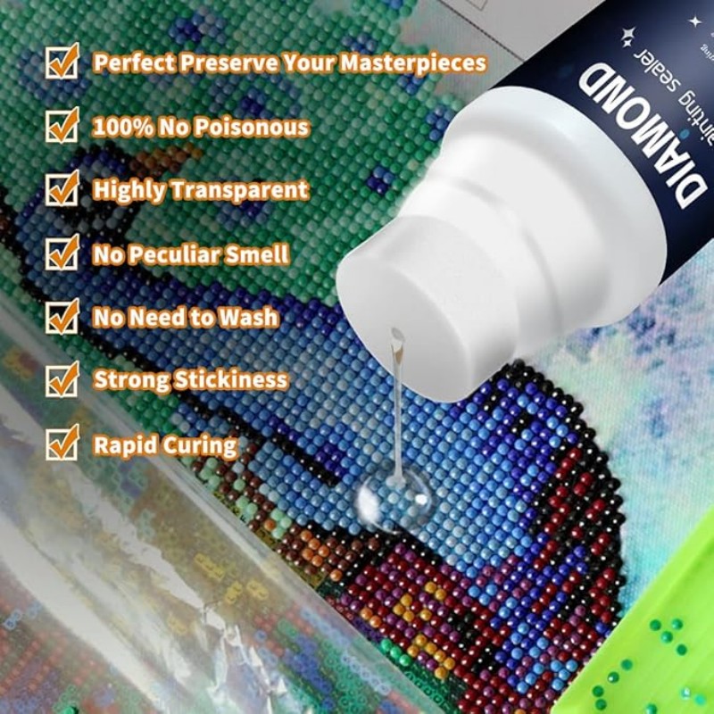 Cola para kits de pintura diam - Diamond Painting Kit avaliação e preço