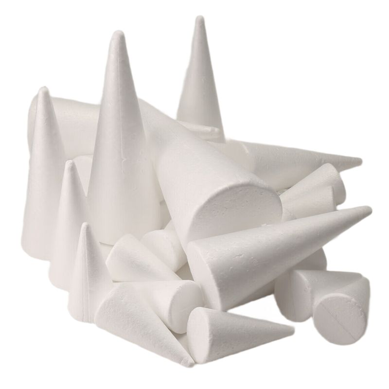 Pacote com 24 cones de espuma  - Art Craft Christmas Tree avaliação e preço